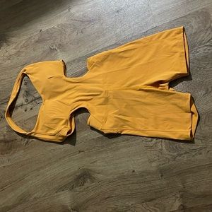 One piece workout set. Back and side cut out.